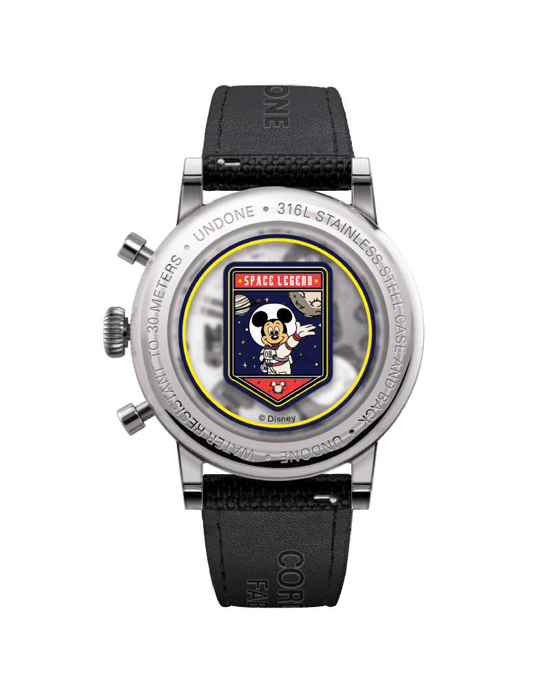 Undone Disney Space Legend Black Chronograph Customizable - UNDONE